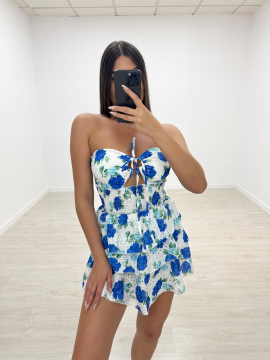 CONJUNTO IBIZA FLORAL AZUL CONJUNTO IBIZA FLORAL AZUL